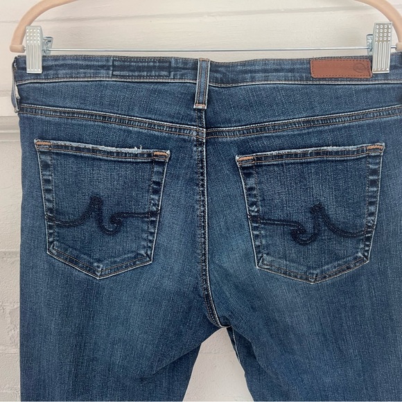 AG Prima Cigarette Crop Jeans in 9 Years Control Medium Wash 9 Inch Rise Demin - Picture 7 of 14